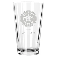 Houston Astros 16oz. Personalized Etched Pint Glass