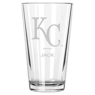 Kansas City Royals 16oz. Personalized Etched Pint Glass