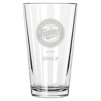 Minnesota Twins 16oz. Personalized Etched Pint Glass
