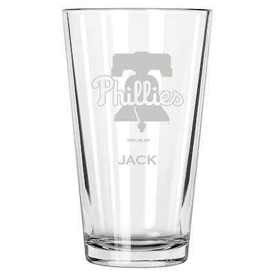 Philadelphia Phillies 16oz. Personalized Etched Pint Glass