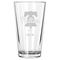 Philadelphia Phillies 16oz. Personalized Etched Pint Glass