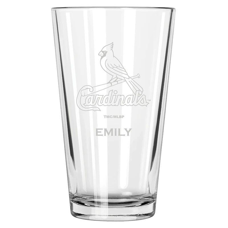 St. Louis Cardinals 16oz. Personalized Etched Pint Glass