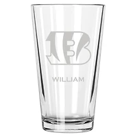 Cincinnati Bengals 16oz. Personalized Etched Pint Glass