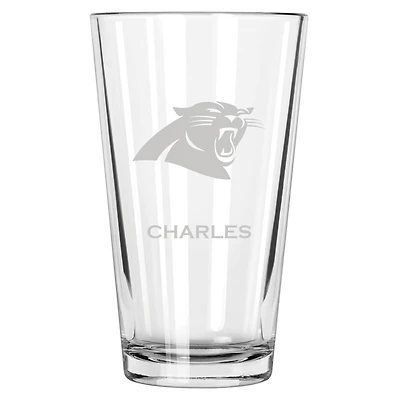 Carolina Panthers 16oz. Personalized Etched Pint Glass