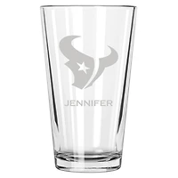 Houston Texans 16oz. Personalized Etched Pint Glass