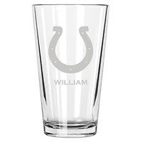 Indianapolis Colts 16oz. Personalized Etched Pint Glass