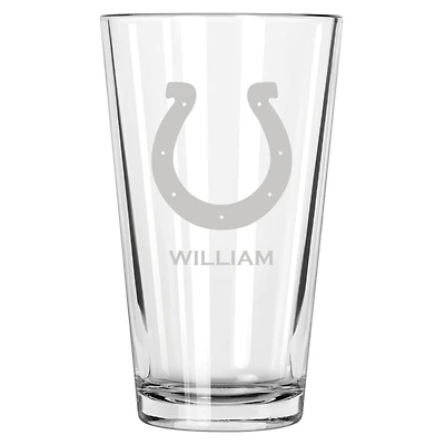 Indianapolis Colts 16oz. Personalized Etched Pint Glass