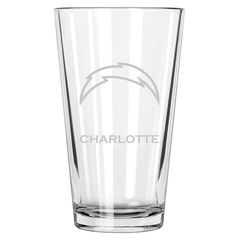 Los Angeles Chargers 16oz. Personalized Etched Pint Glass