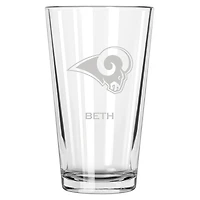 Los Angeles Rams 16oz. Personalized Etched Pint Glass