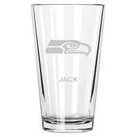 Seattle Seahawks 16oz. Personalized Etched Pint Glass
