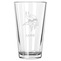Minnesota Vikings 16oz. Personalized Etched Pint Glass