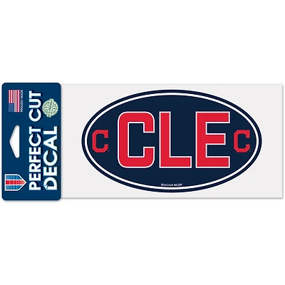 WinCraft Cleveland Indians 4" x 8" Perfect Cut Decal