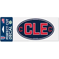 WinCraft Cleveland Indians 4" x 8" Perfect Cut Decal