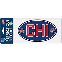 WinCraft Chicago Cubs 4" x 8" Perfect Cut Decal