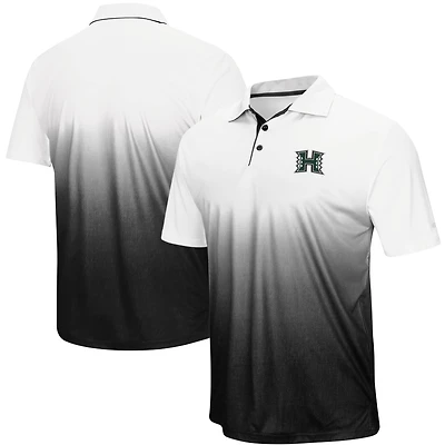 Men's Colosseum Gray Hawaii Warriors Magic Team Logo Polo