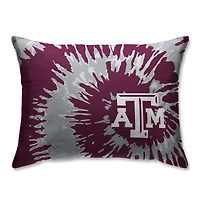Maroon Texas A&M Aggies 20'' x 26'' Tie Dye Plush Bed Pillow