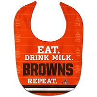 Newborn & Infant WinCraft Cleveland Browns Eat. Drink. Repeat. All-Pro Bib