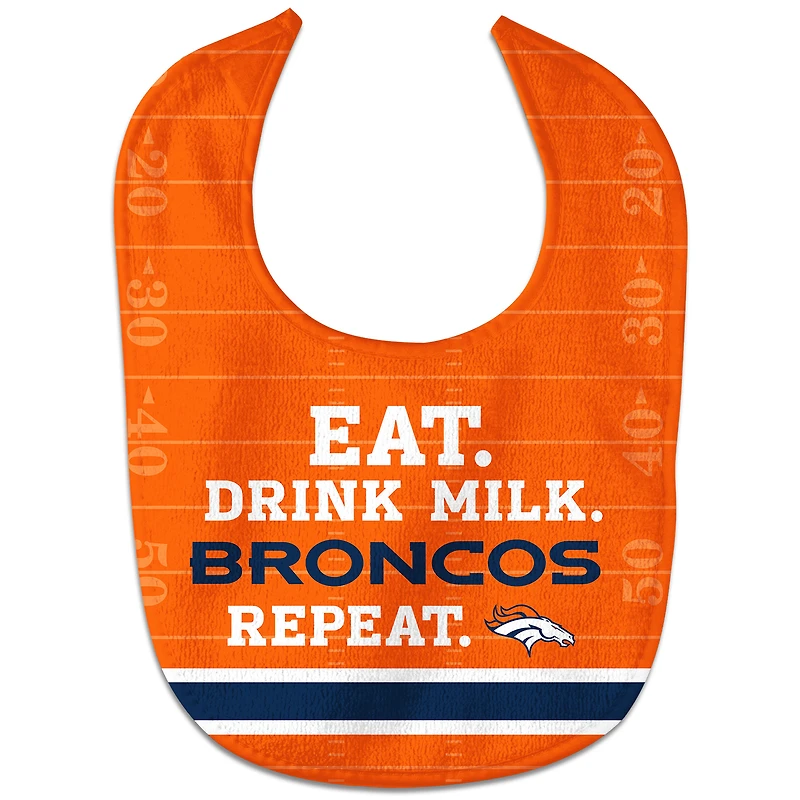 Newborn & Infant WinCraft Denver Broncos Eat. Drink. Repeat. All-Pro Bib