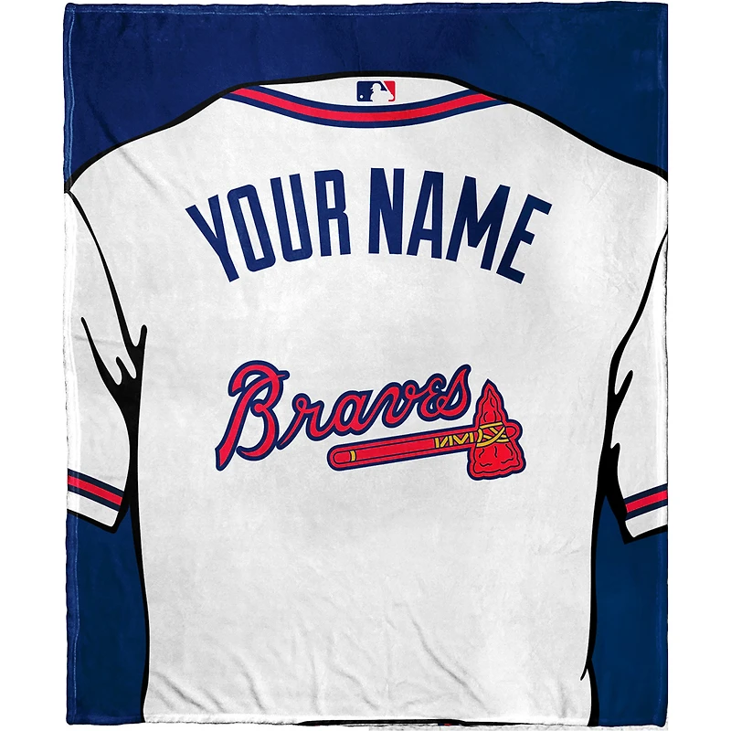 The Northwest Company Atlanta Braves 50'' x 60'' Personalized Silk Touch Sherpa Throw