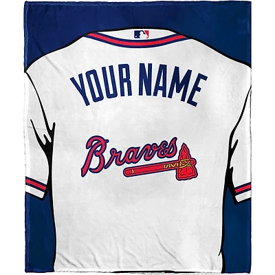 The Northwest Company Atlanta Braves 50'' x 60'' Personalized Silk Touch Sherpa Throw