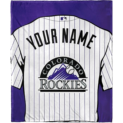 The Northwest Company Colorado Rockies 50'' x 60'' Personalized Silk Touch Sherpa Throw