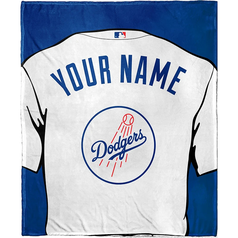The Northwest Company Los Angeles Dodgers 50'' x 60'' Personalized Silk Touch Sherpa Throw