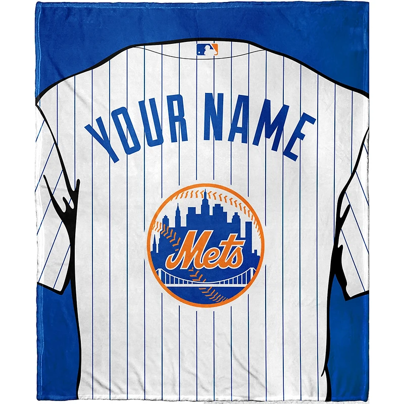 The Northwest Company New York Mets 50'' x 60'' Personalized Silk Touch Sherpa Throw