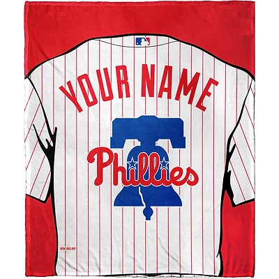 The Northwest Company Philadelphia Phillies 50'' x 60'' Personalized Silk Touch Sherpa Throw