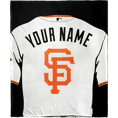 The Northwest Company San Francisco Giants 50'' x 60'' Personalized Silk Touch Sherpa Throw