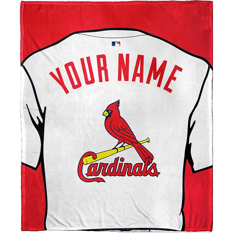 The Northwest Company St. Louis Cardinals 50'' x 60'' Personalized Silk Touch Sherpa Throw