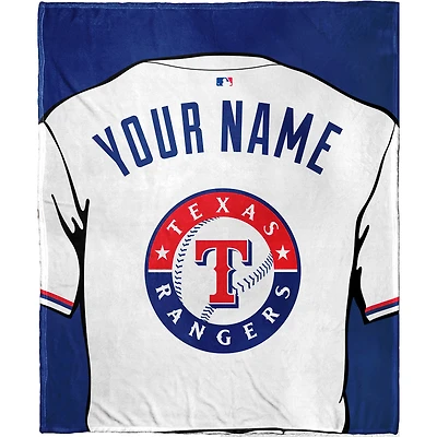 The Northwest Company Texas Rangers 50'' x 60'' Personalized Silk Touch Sherpa Throw