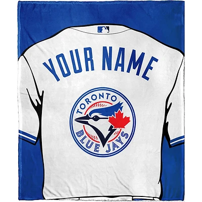 The Northwest Company Toronto Blue Jays 50'' x 60'' Personalized Silk Touch Sherpa Throw