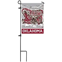 Oklahoma Sooners 18" x 12.5" Justin Patten Designed Double-Sided Garden Flag