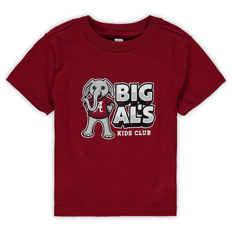 Toddler Crimson Alabama Crimson Tide Big Al's Kids Club Big Logo T-Shirt