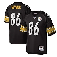 Men's Mitchell & Ness Hines Ward Black Pittsburgh Steelers Legacy Replica Jersey