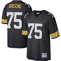 Men's Mitchell & Ness Joe Greene Black Pittsburgh Steelers Legacy Replica Jersey