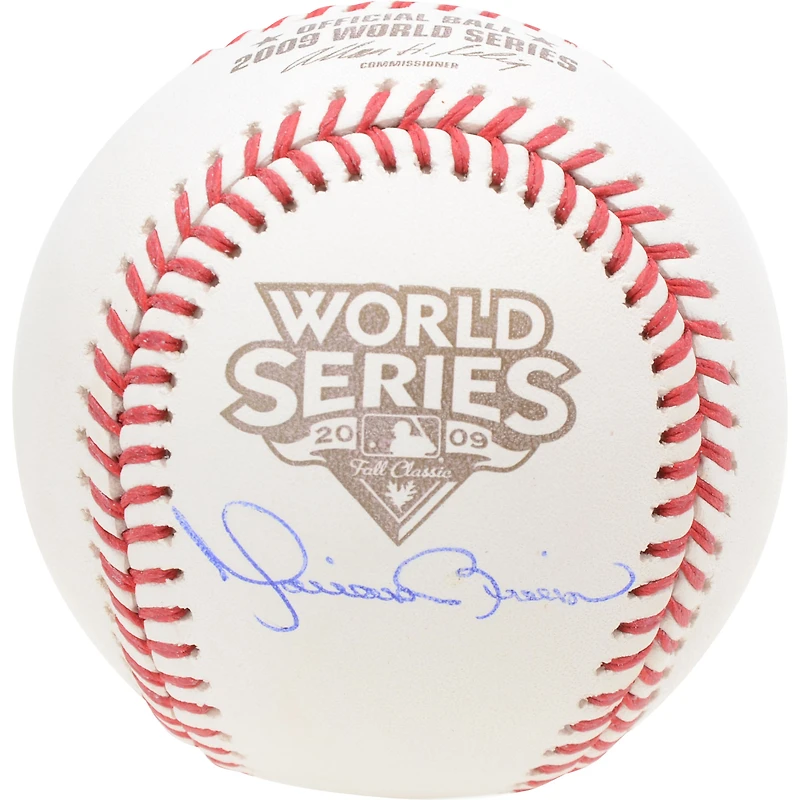 Mariano Rivera New York Yankees Autographed 2009 World Series Logo Baseball