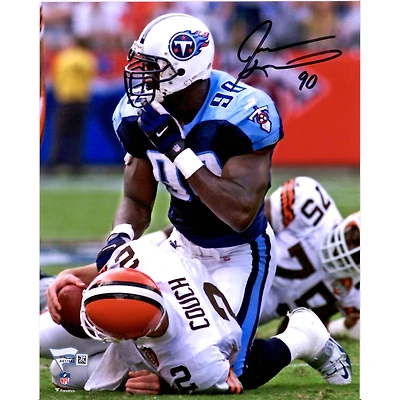 Jevon Kearse Tennessee Titans Autographed 8" x 10" Over Couch Photograph
