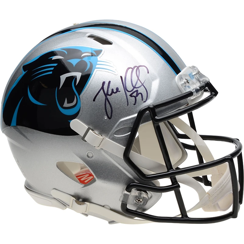 Luke Kuechly Carolina Panthers Autographed Riddell Speed Authentic Helmet