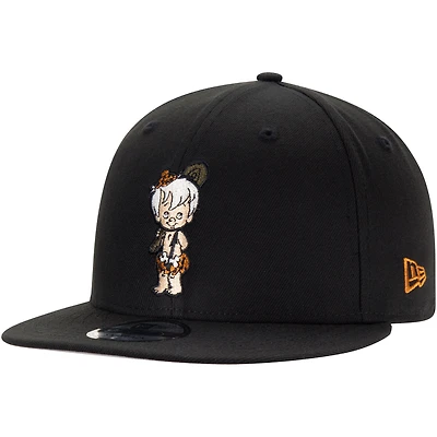 Men's New Era Bamm-Bamm Black The Flintstones 9FIFTY Snapback Hat