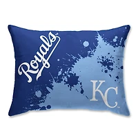 Kansas City Royals Plush Paint Splatter Bed Pillow