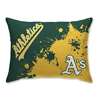 Athletics Plush Paint Splatter Bed Pillow
