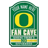 WinCraft Oregon Ducks Personalized 11'' x 17'' Fan Cave Wood Sign