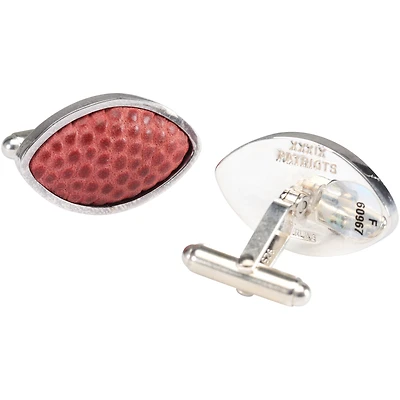 Tokens & Icons New England Patriots Super Bowl XXXIX Game-Used Football Cufflinks