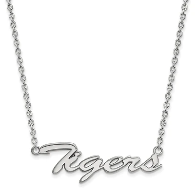 Women's Clemson Tigers Sterling Silver Script Necklace
