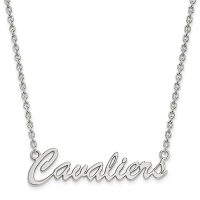 Women's Virginia Cavaliers Vintage Sterling Silver Script Necklace