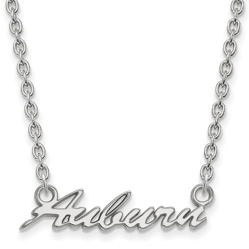 Women's Auburn Tigers Sterling Silver Script Necklace