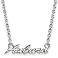 Women's Auburn Tigers Sterling Silver Script Necklace