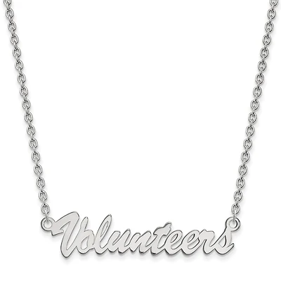 Women's Tennessee Volunteers Sterling Silver Script Logo Necklace