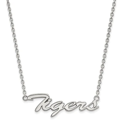 Women's LSU Tigers Sterling Silver Script Necklace